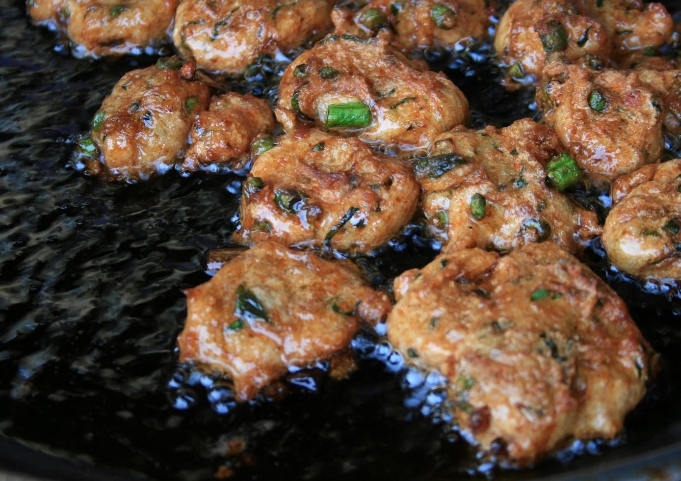 Fried fish patties photo
