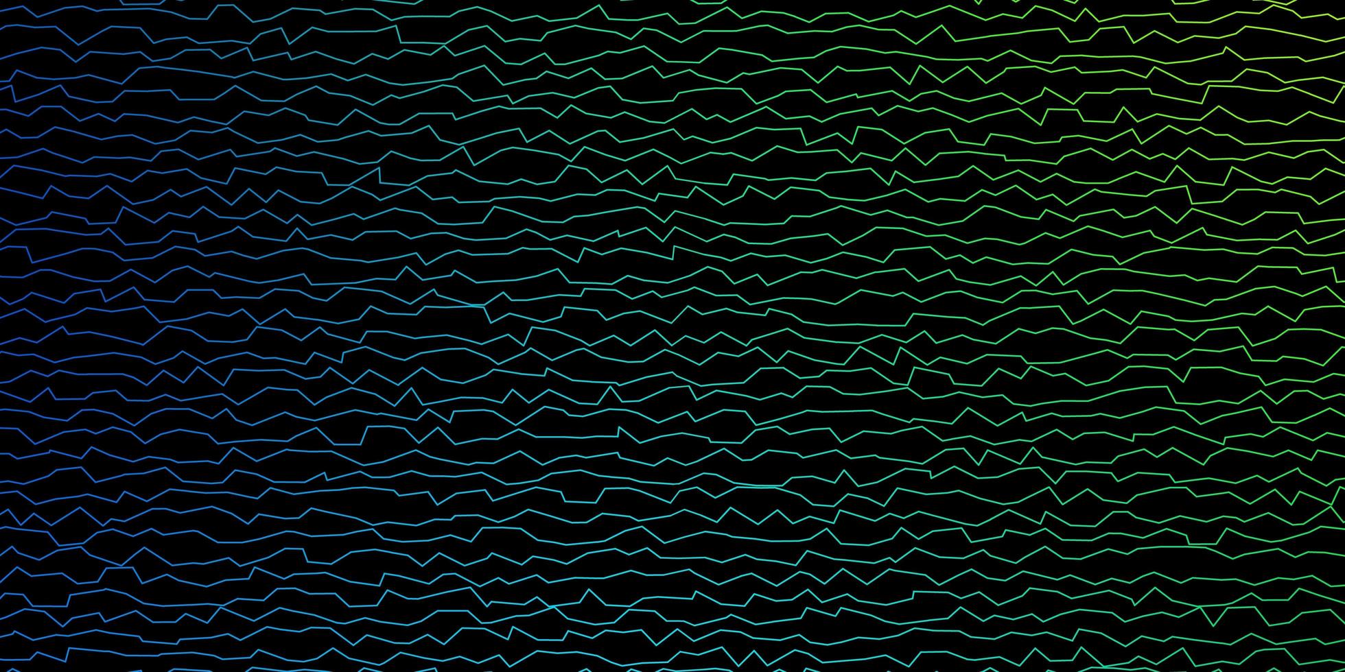 Fondo de vector azul oscuro, verde con líneas.