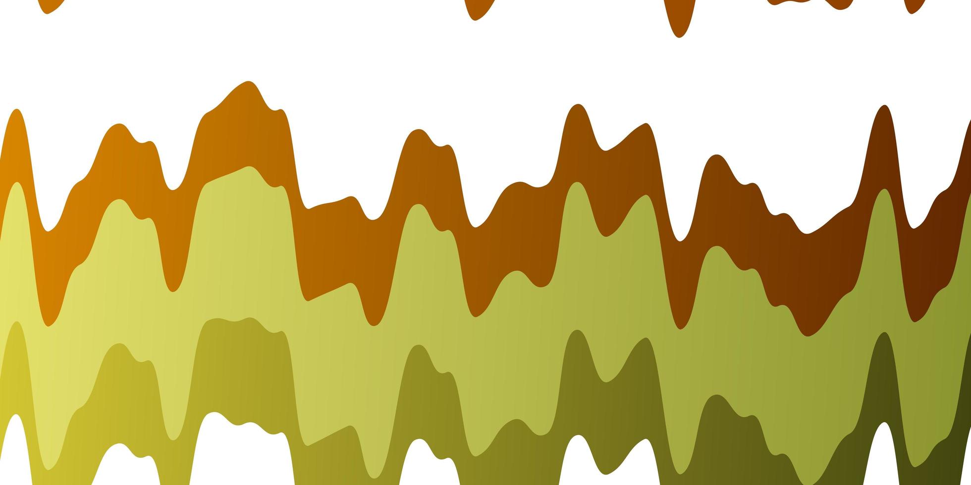Light Green, Yellow vector layout with wry lines.