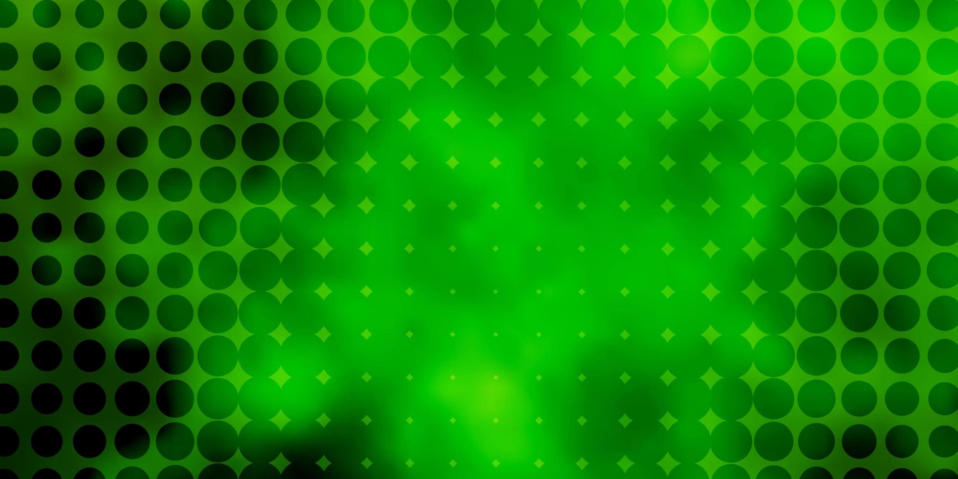 Light Green, Yellow vector template with circles.