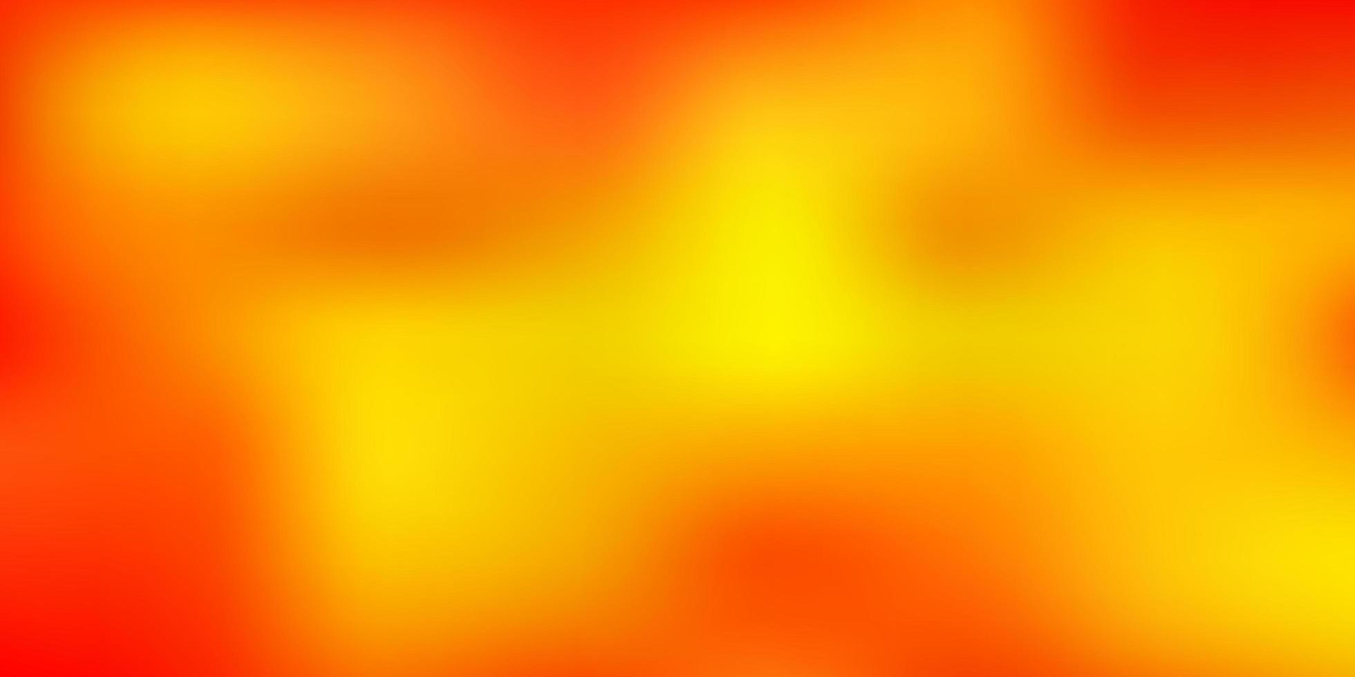 Plantilla de desenfoque abstracto de vector naranja claro.