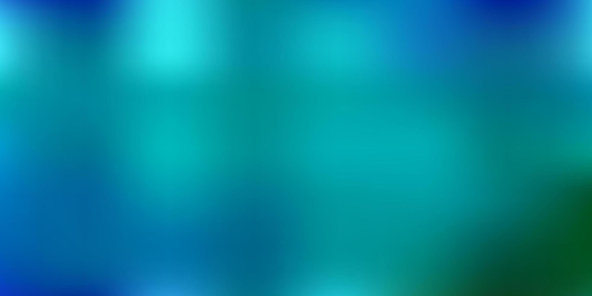 Light blue, green vector abstract blur layout.