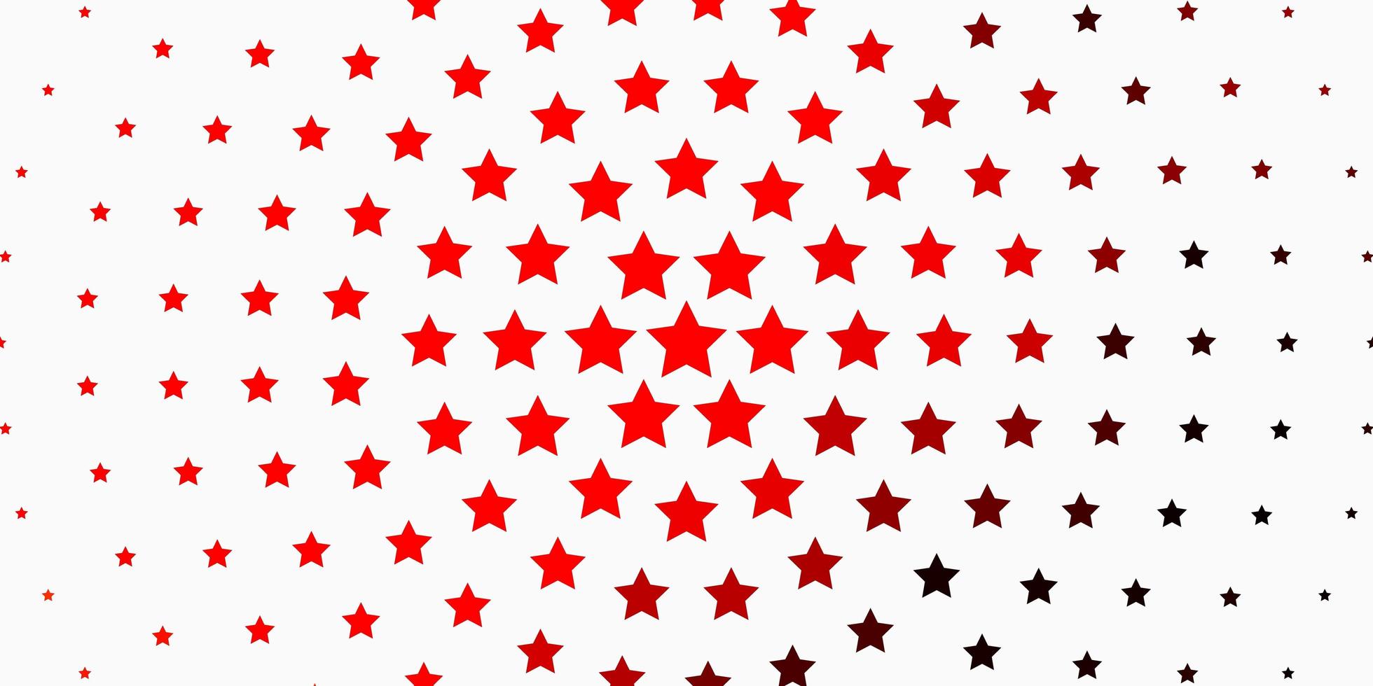 Light Multicolor vector background with colorful stars.