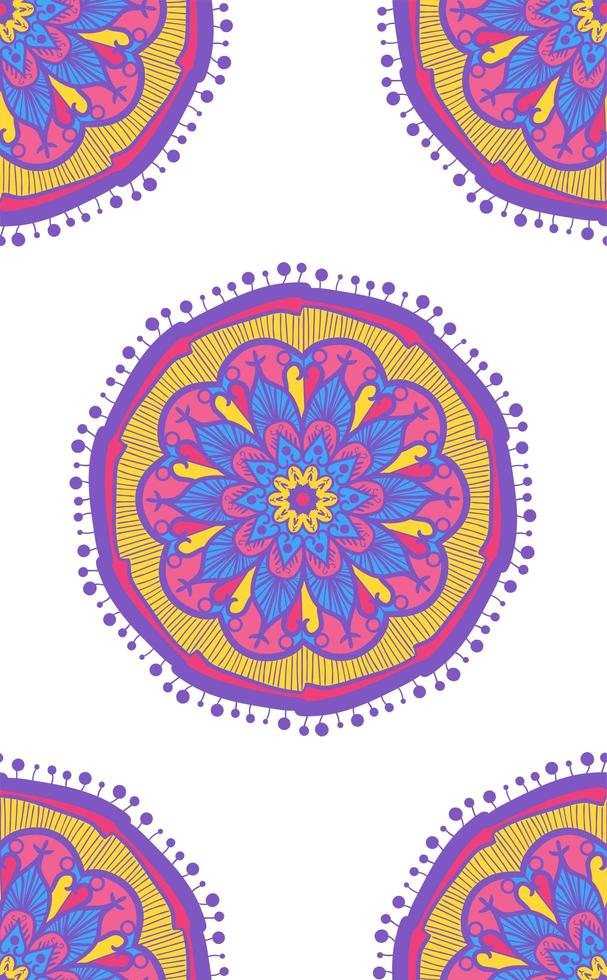 Ethnic Boho Seamless Pattern vector