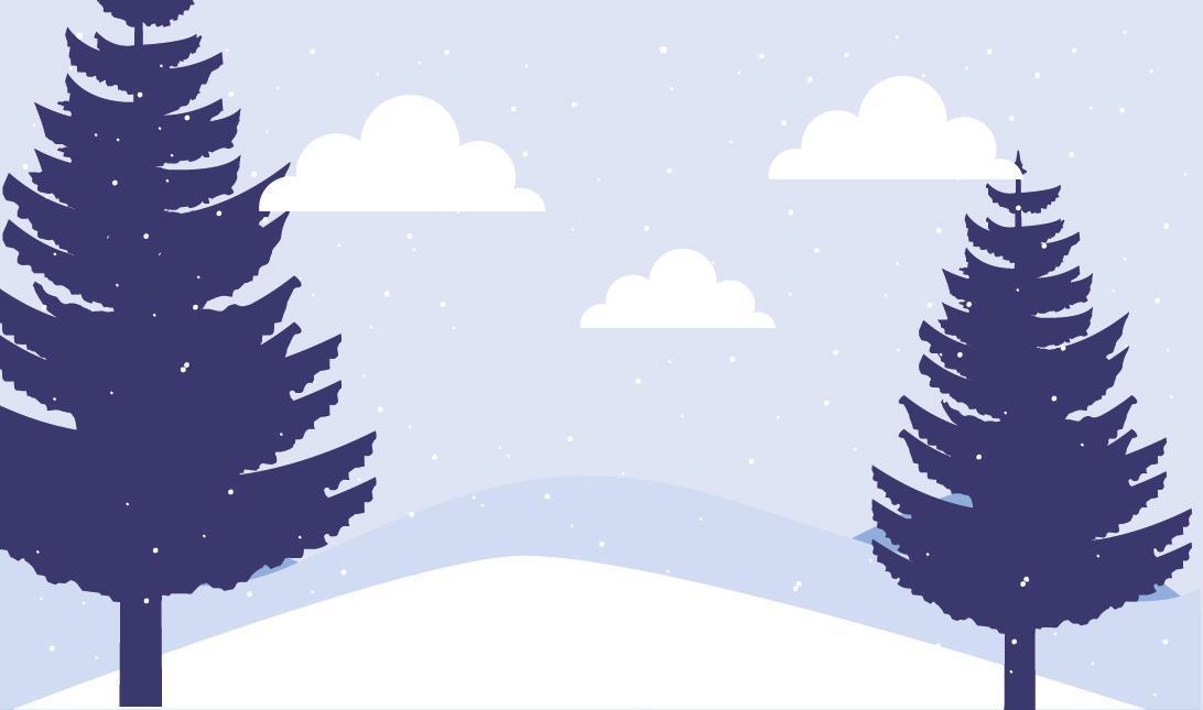 Forest landscape scene background vector