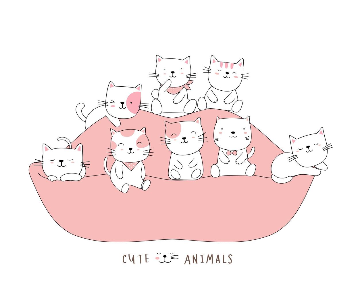 Bebes De Dibujos Animados Lindo Gato En El Sofa Estilo Dibujado A Mano Vector En Vecteezy Bebes De Dibujos Animados Lindo Gato En El Sofa Estilo Dibujado A Mano Vector En Vecteezy
