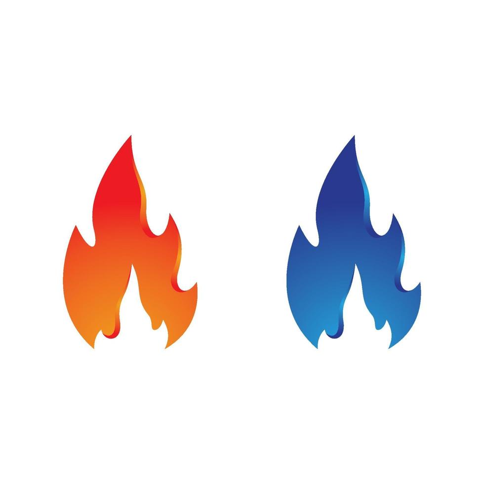 Fire logo images set vector