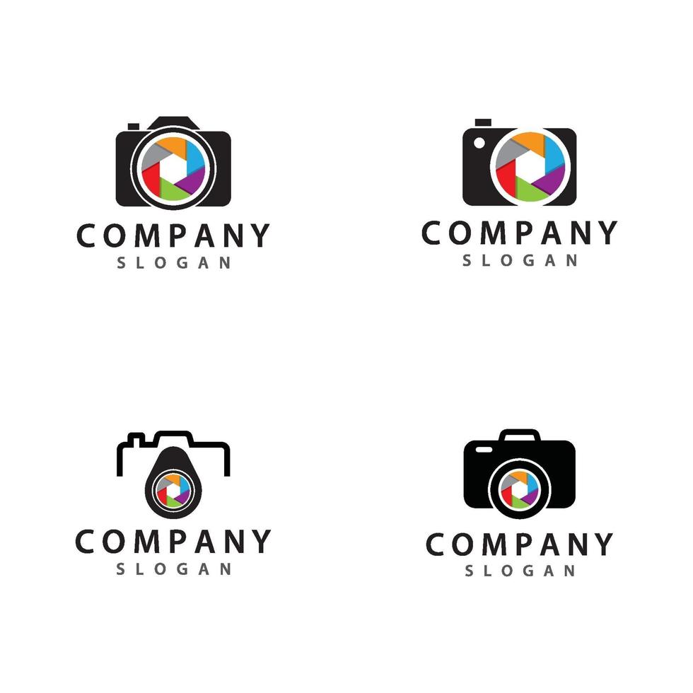 Camera vector icon set