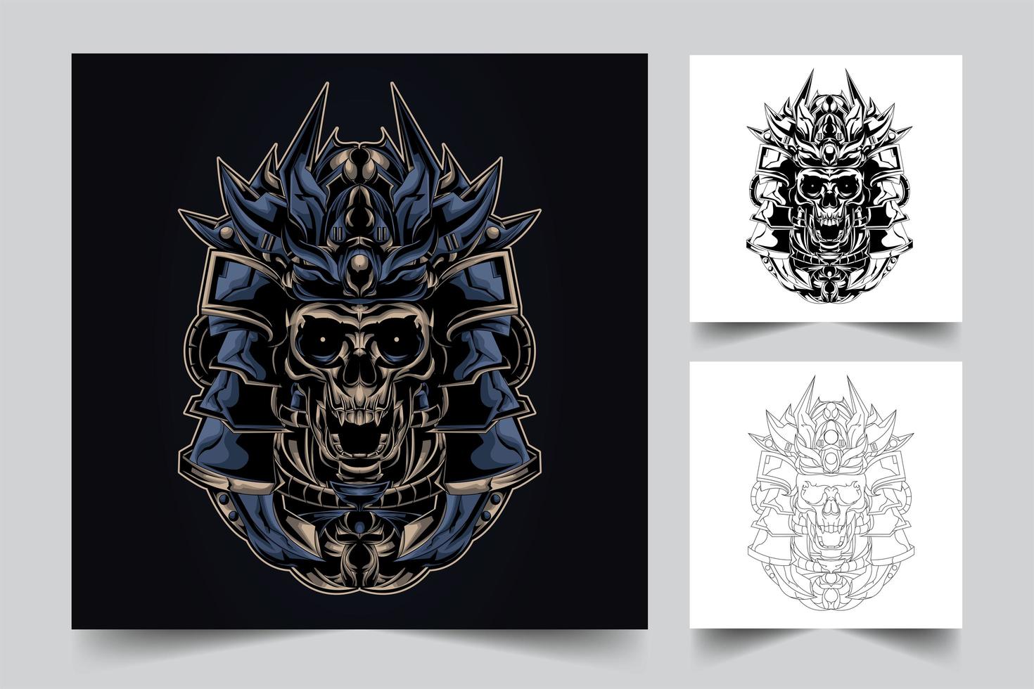 skull artwork illustration vector