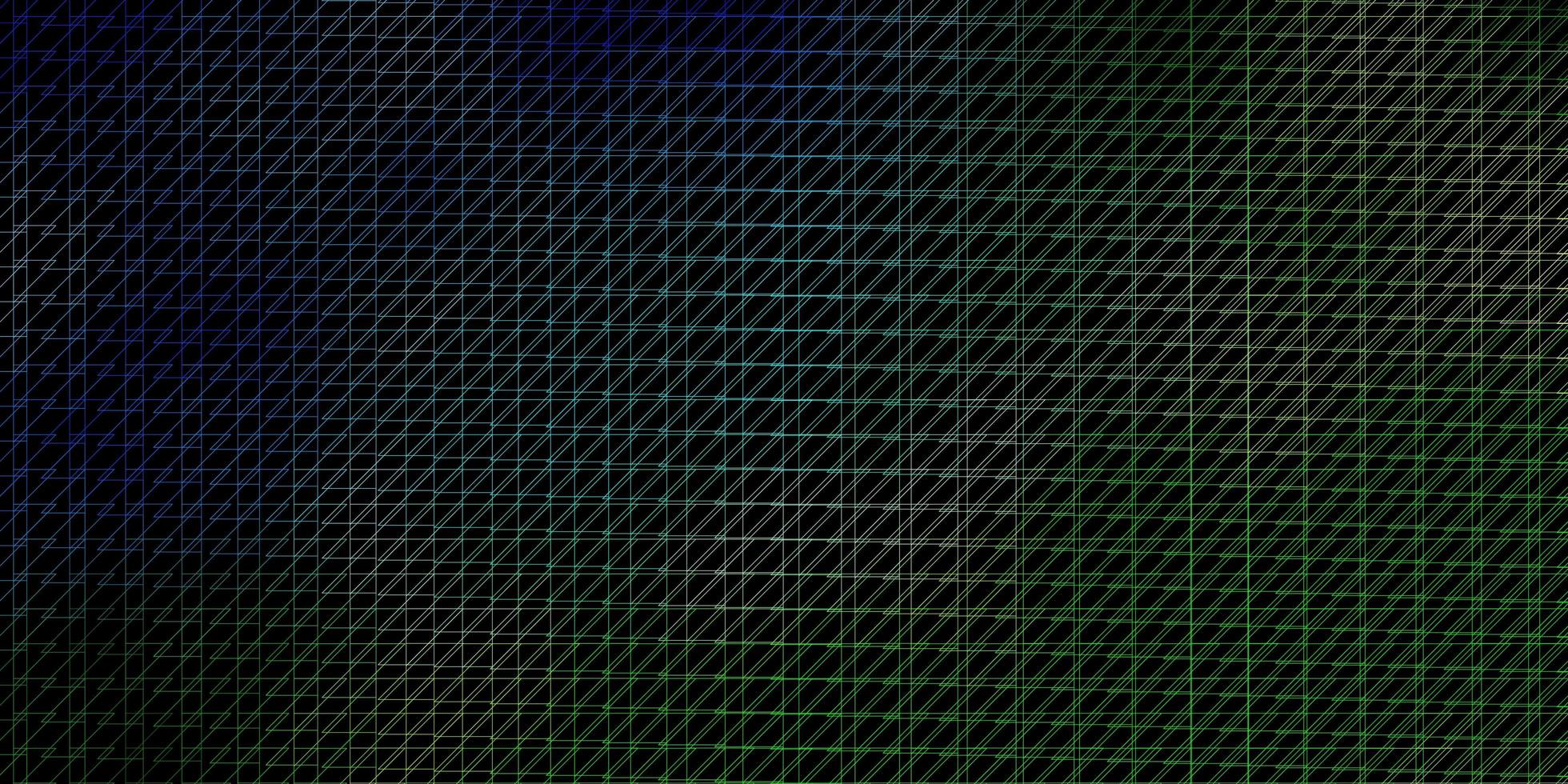 Fondo de vector azul oscuro, verde con líneas.