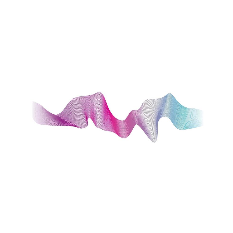 Wave line image vector