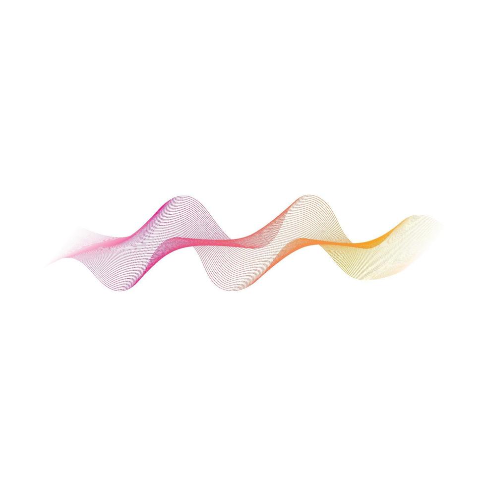 Wave line images vector