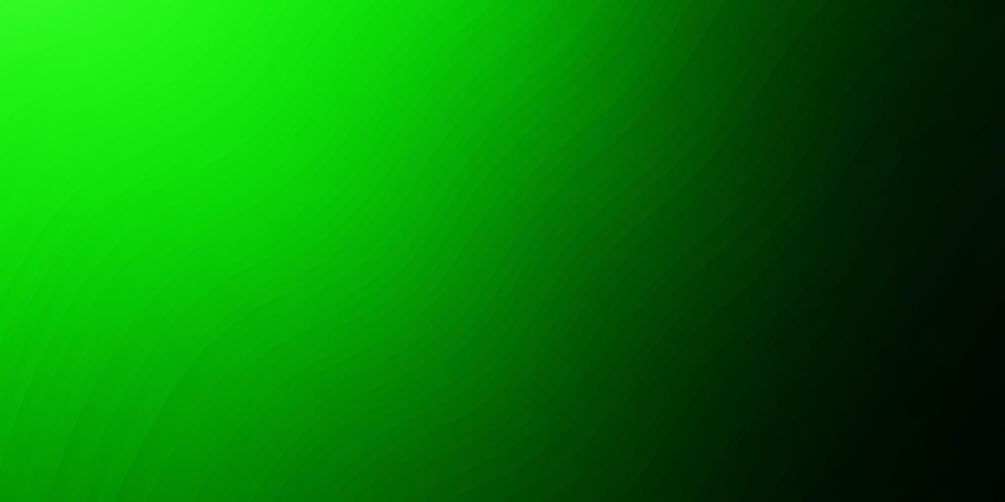 Fondo de vector verde claro con líneas dobladas.