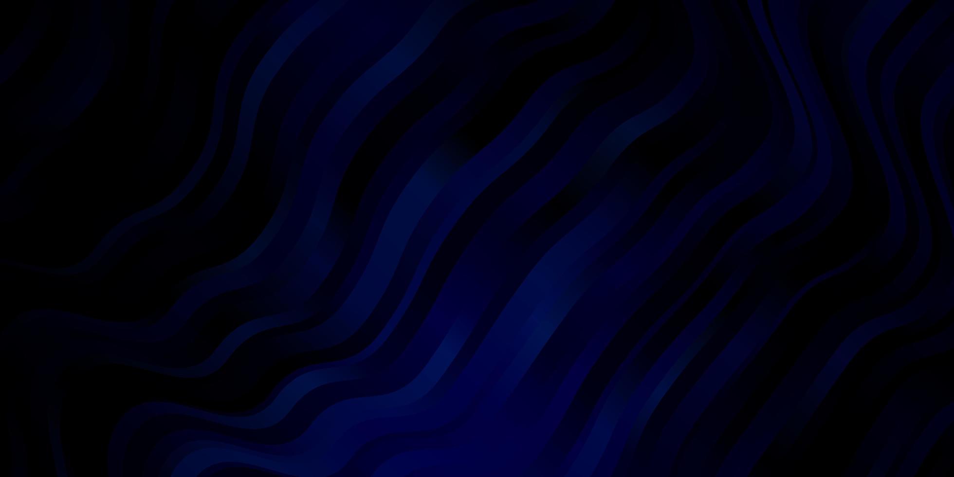 Dark BLUE vector texture with wry lines.