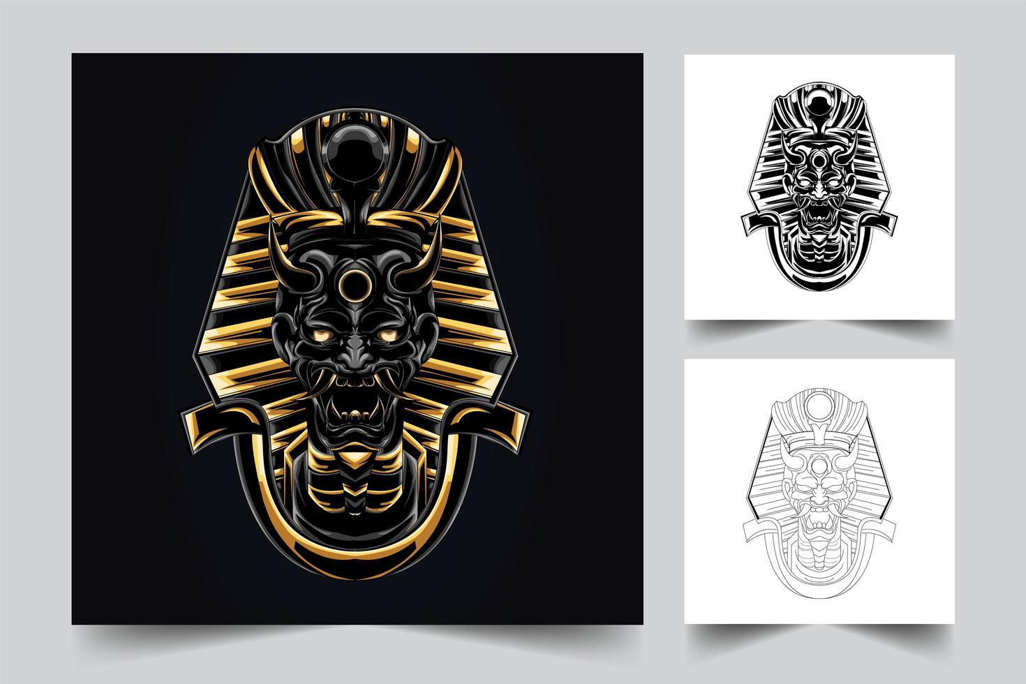 satan egypt artwork vector