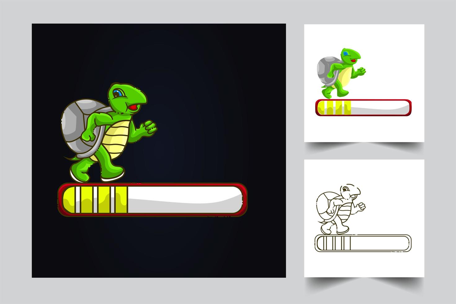 turtle artwork illustration vector