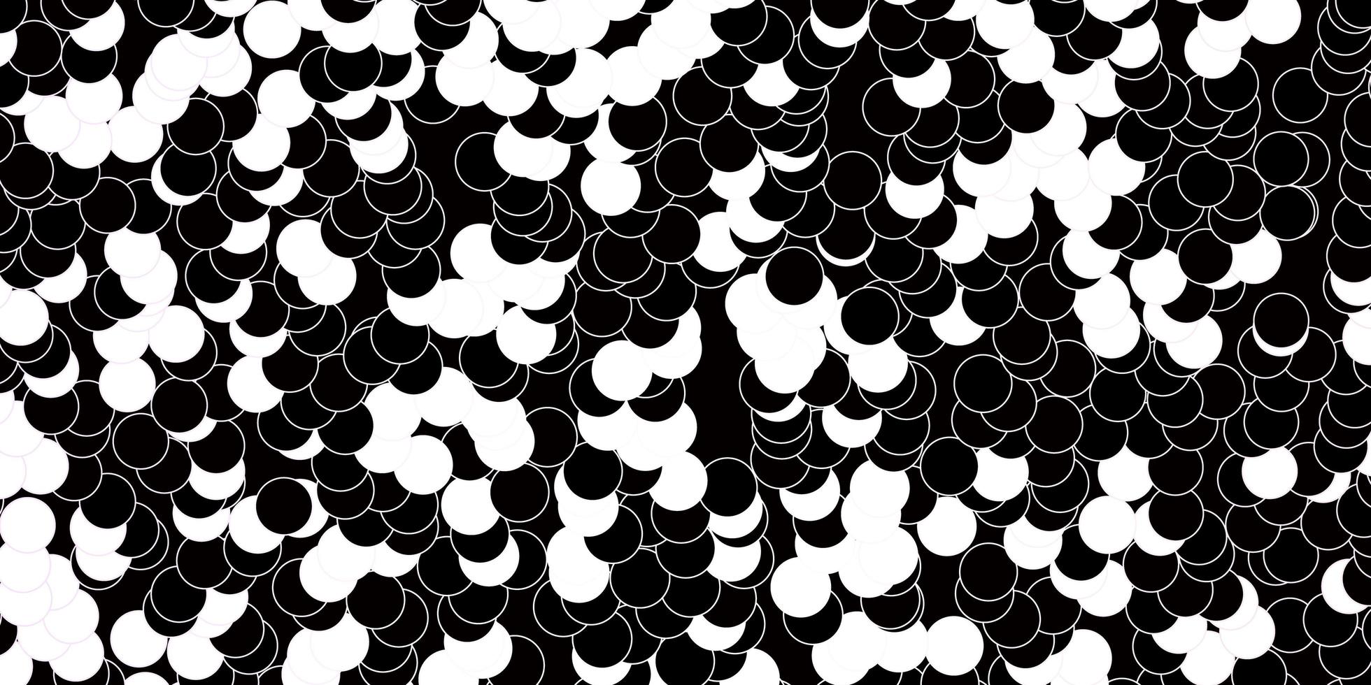 Dark Purple vector template with circles.