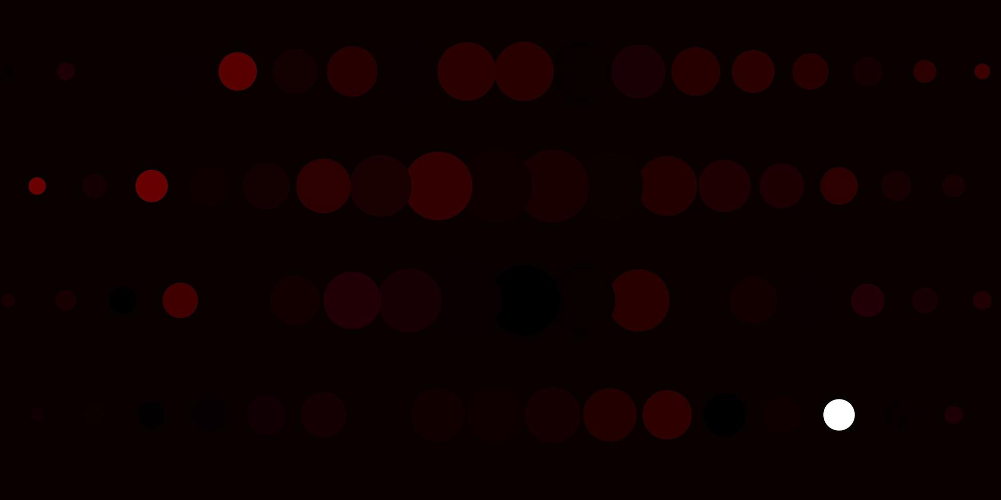 Dark Red vector background with spots.