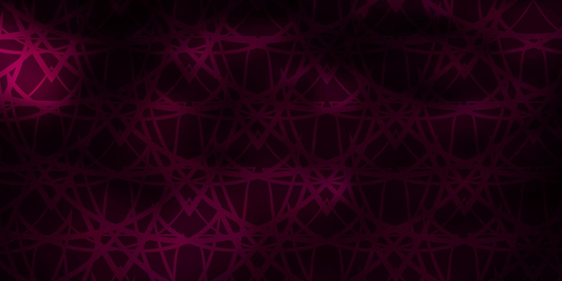 Dark Pink, Blue vector template with lines, triangles.