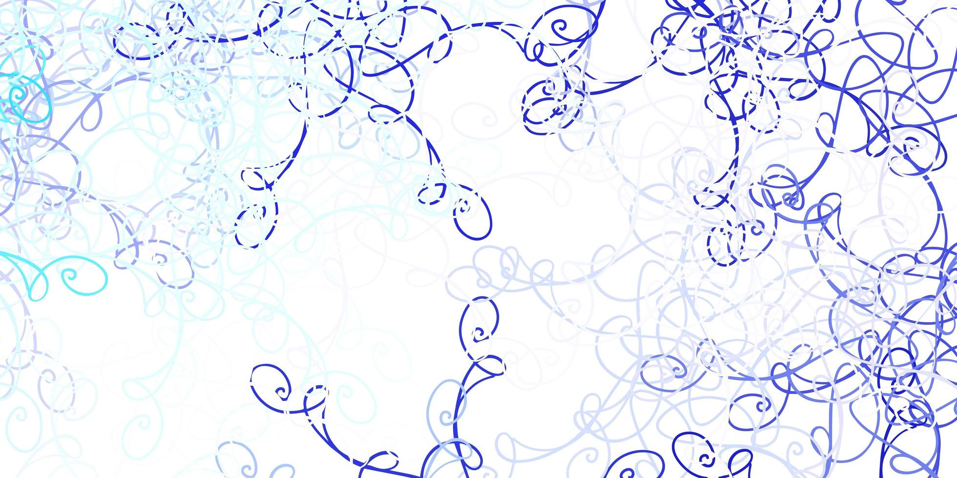 Light Pink, Blue vector background with bent lines.
