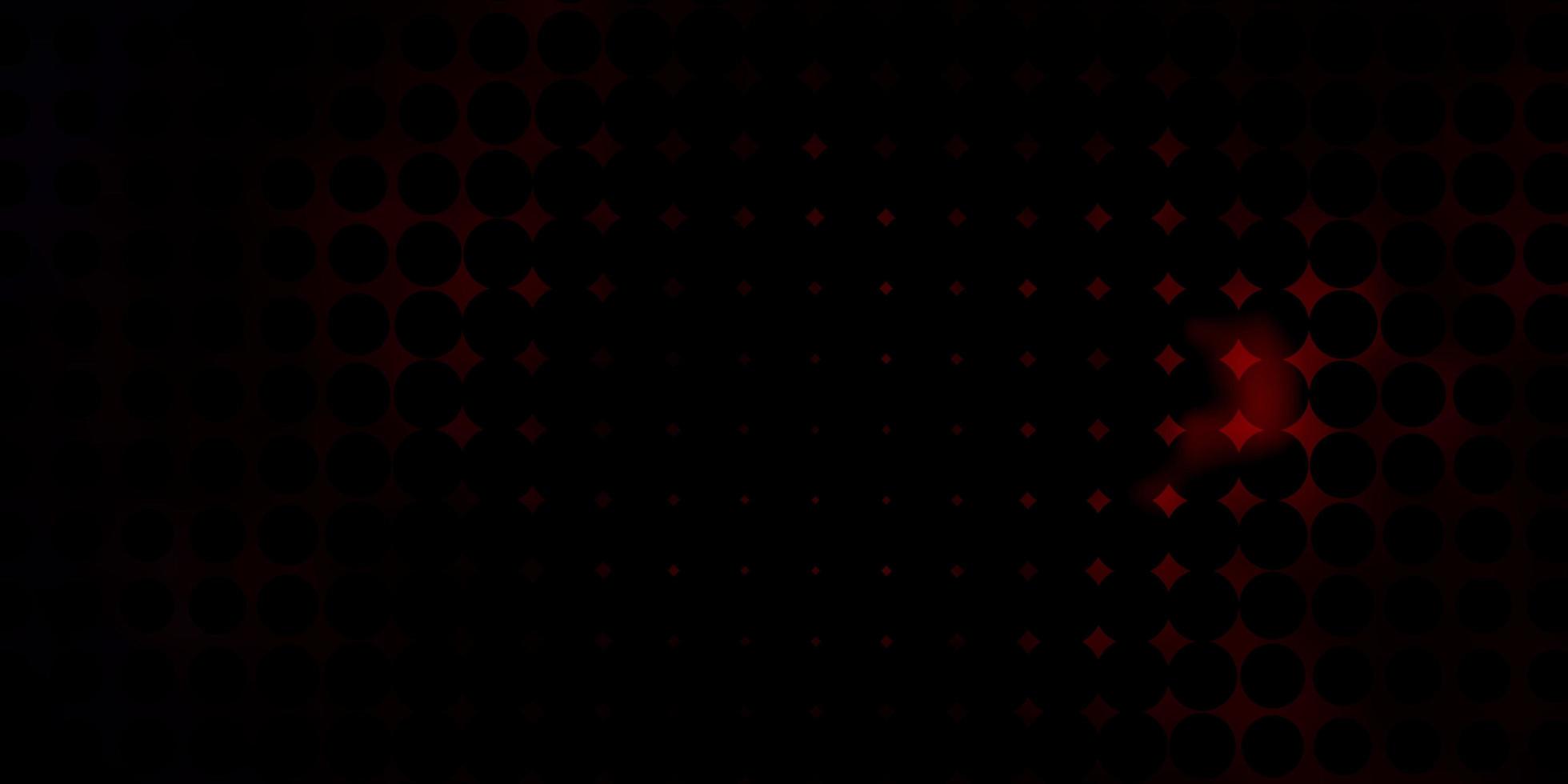 Dark Red vector background with spots.
