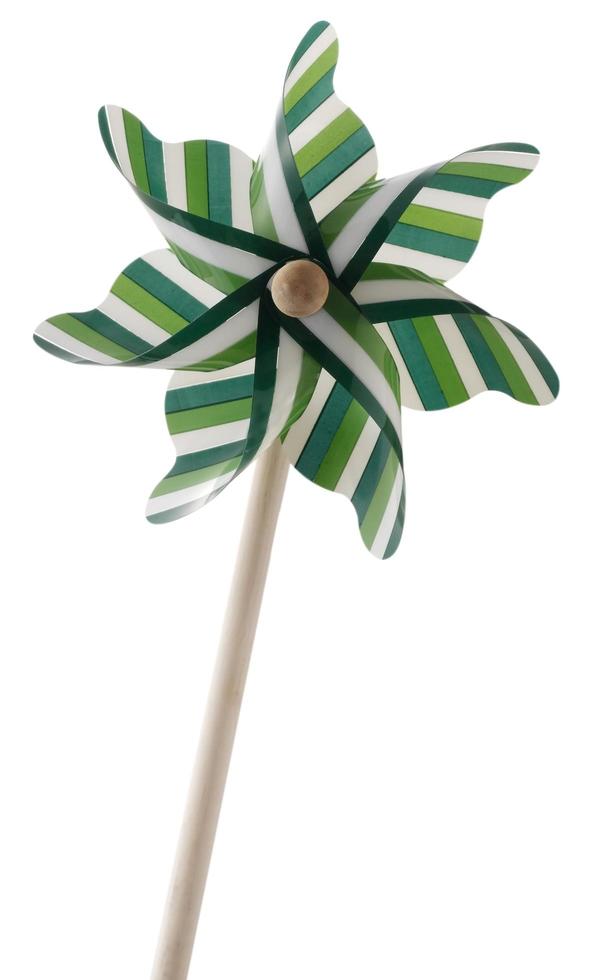 Green pinwheel fan photo
