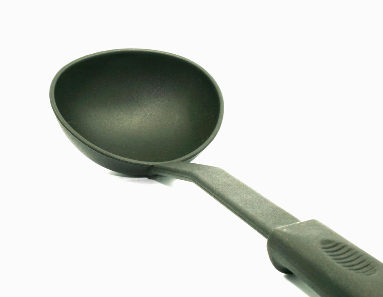 Black plastic ladle photo