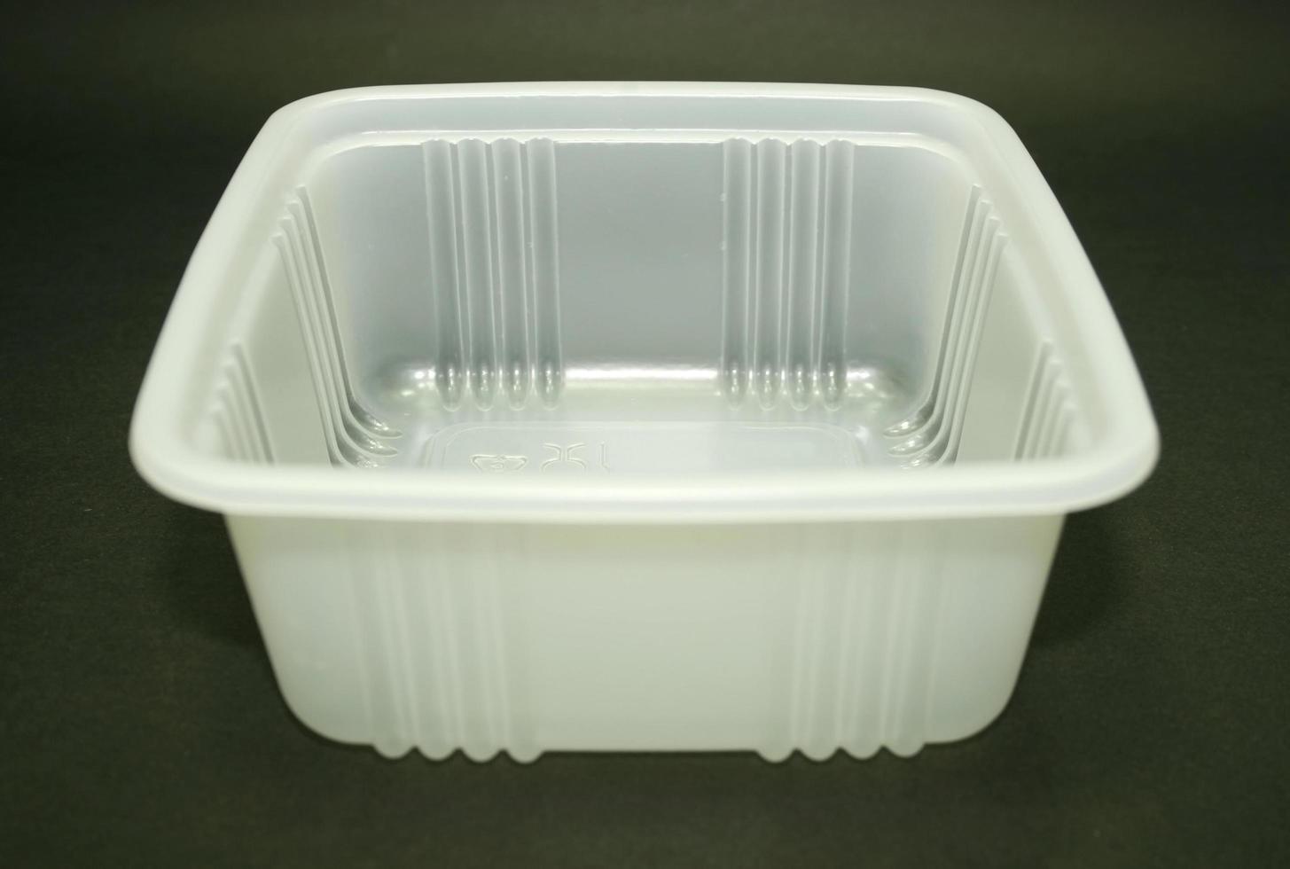 caja de comida de plastico foto