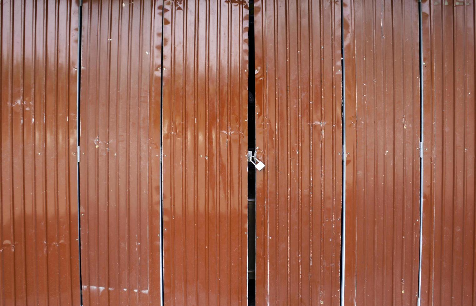 Brown metal doors photo