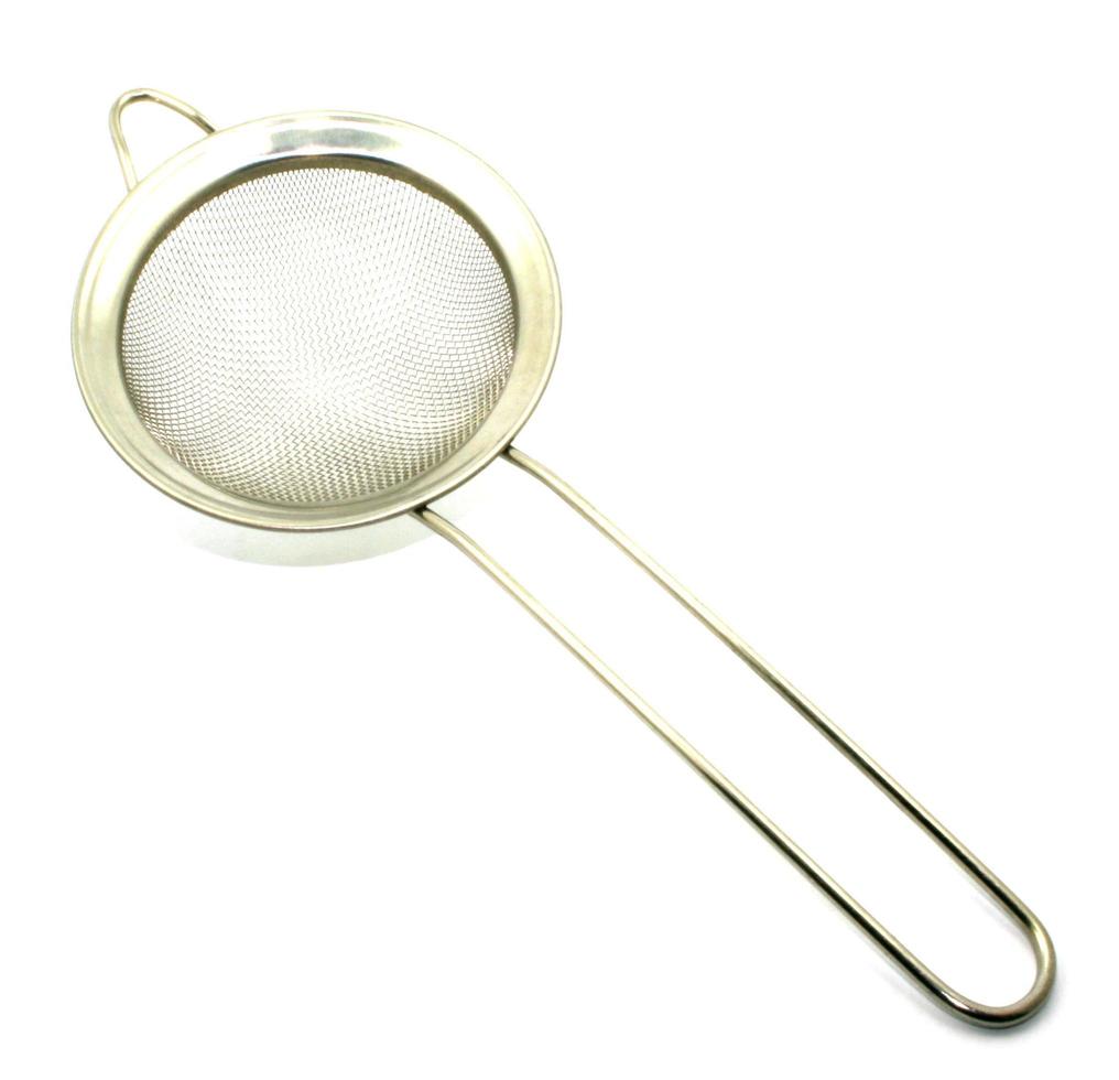 Metal tea strainer photo