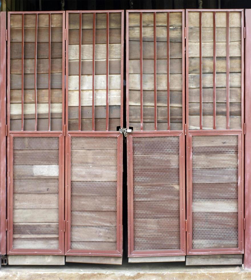 Rustic wooden doors photo