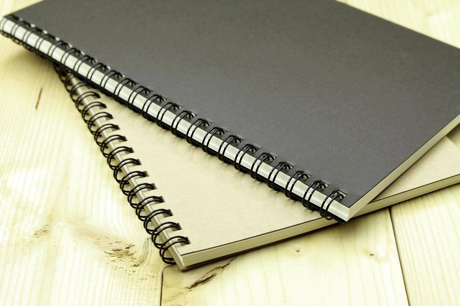 Two spiral notebooks photo