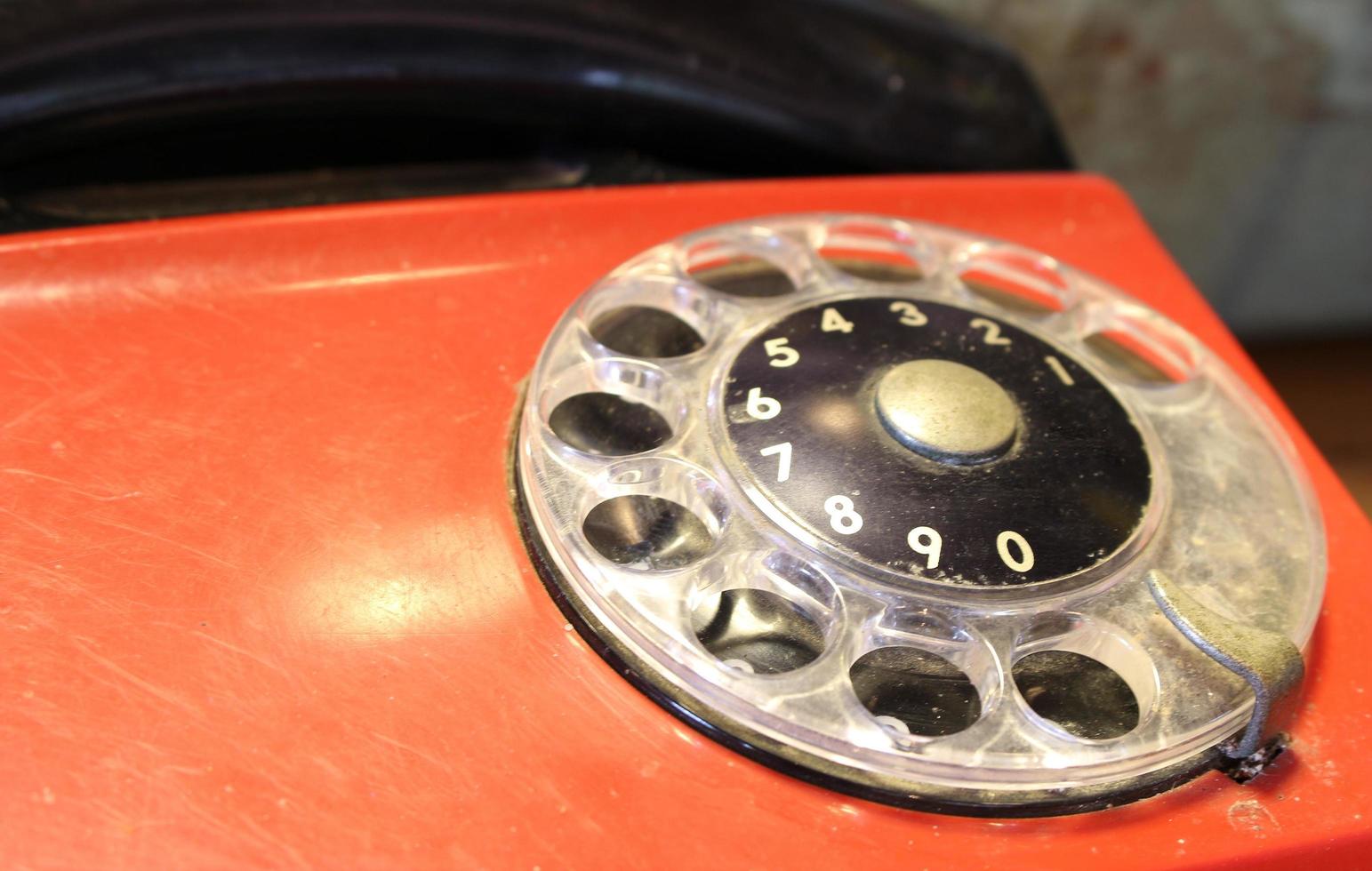 Old vintage telephone photo