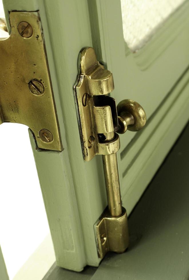 Close-up of a door lock photo