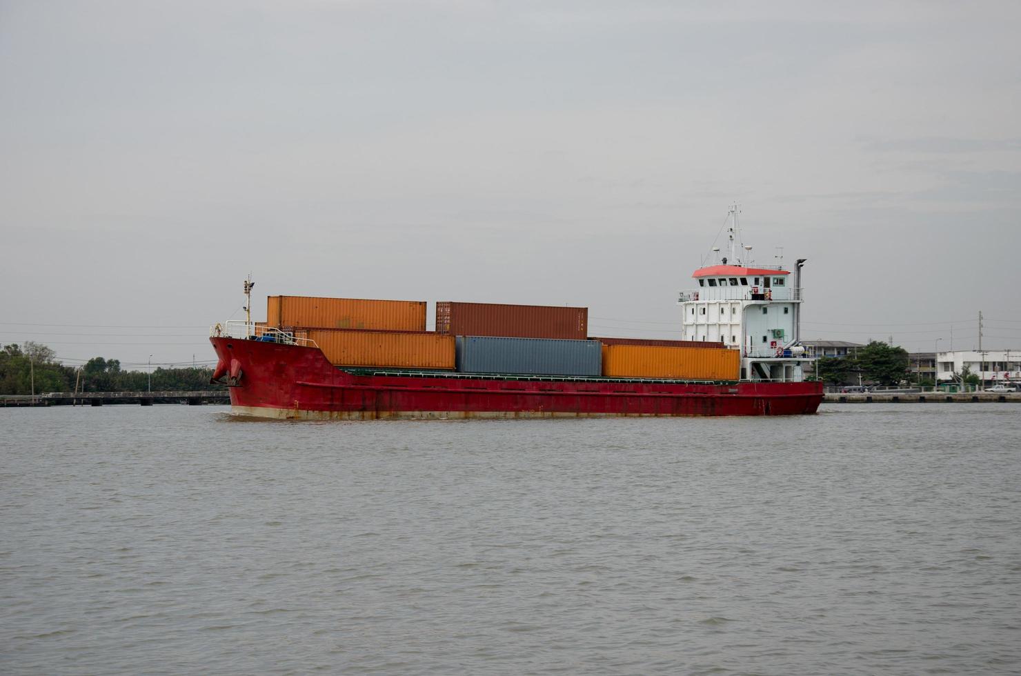 Container cargo ship photo