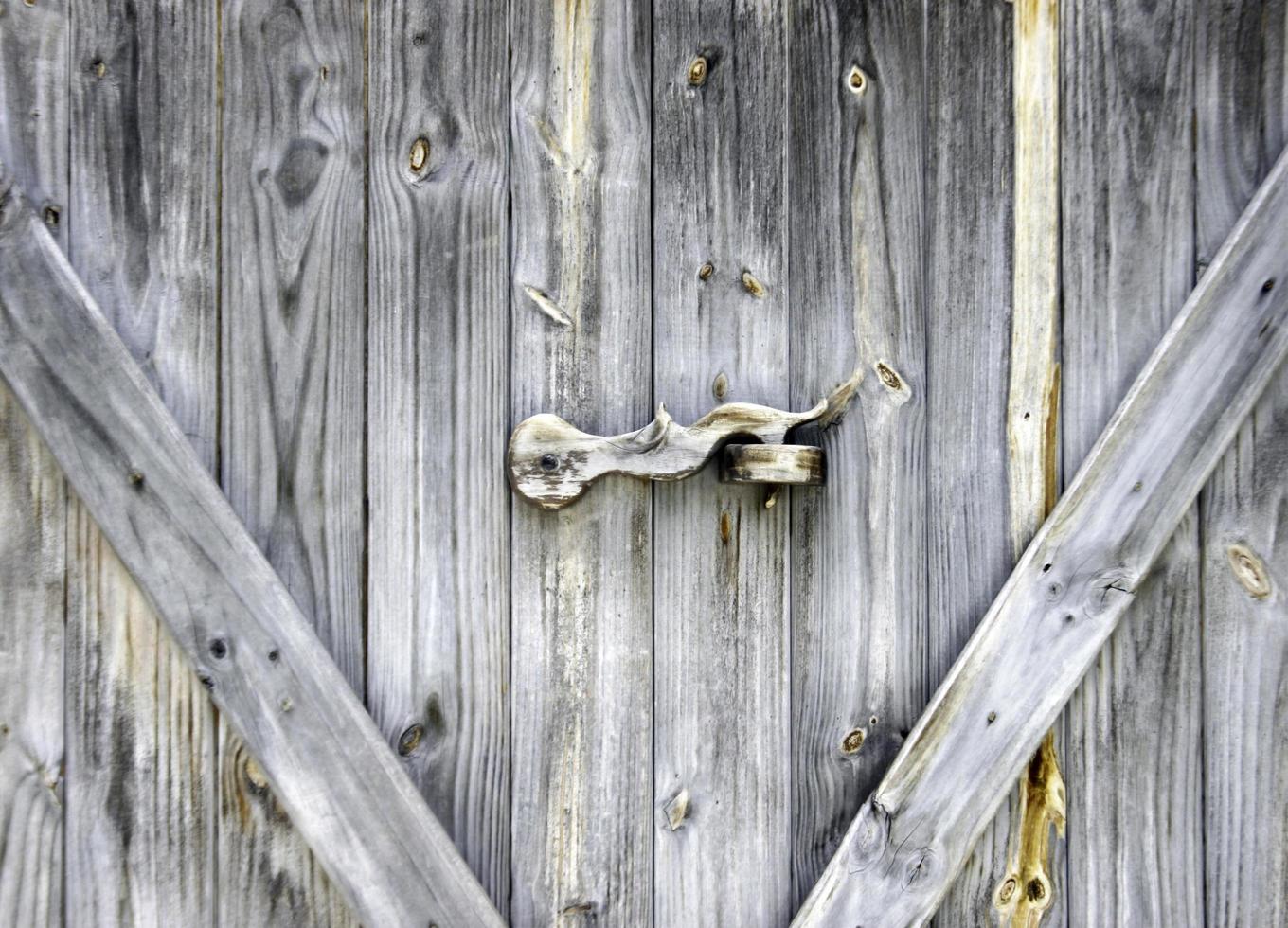 primer plano, de, puertas de madera foto