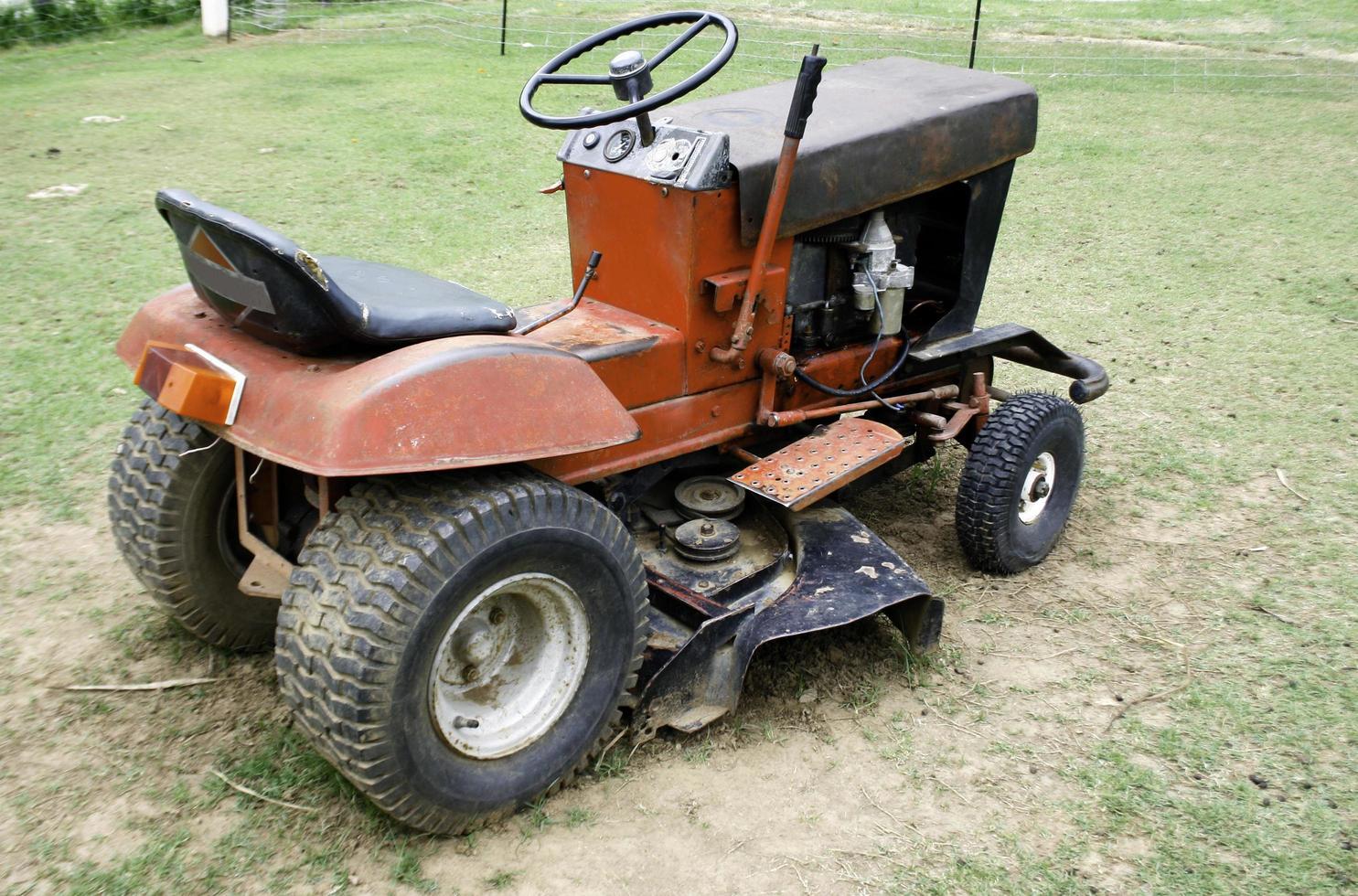 Old lawn mower photo