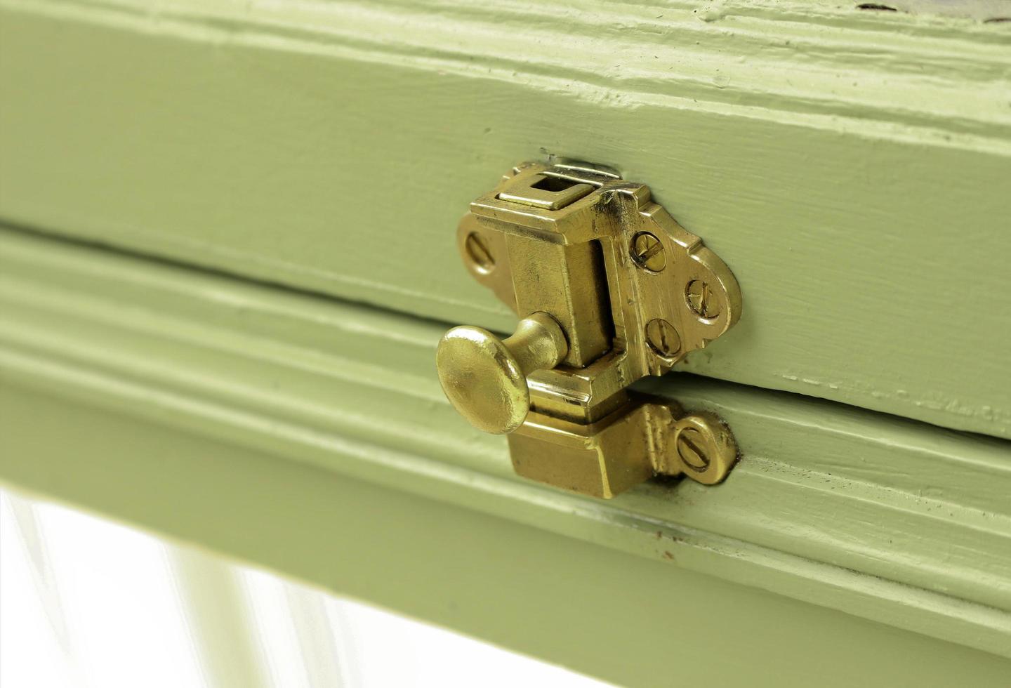 Brass metal lock photo