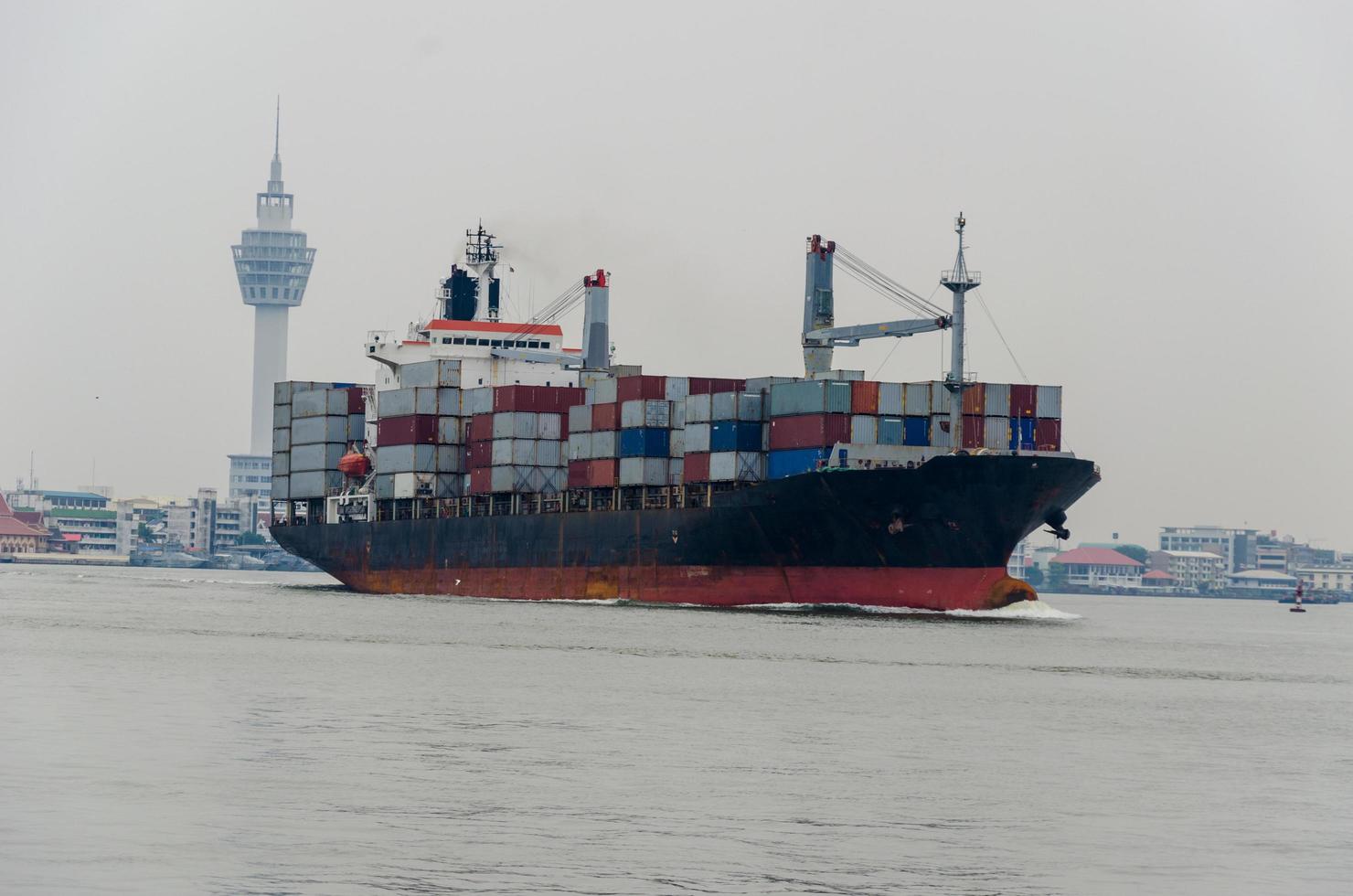 Container cargo ship photo