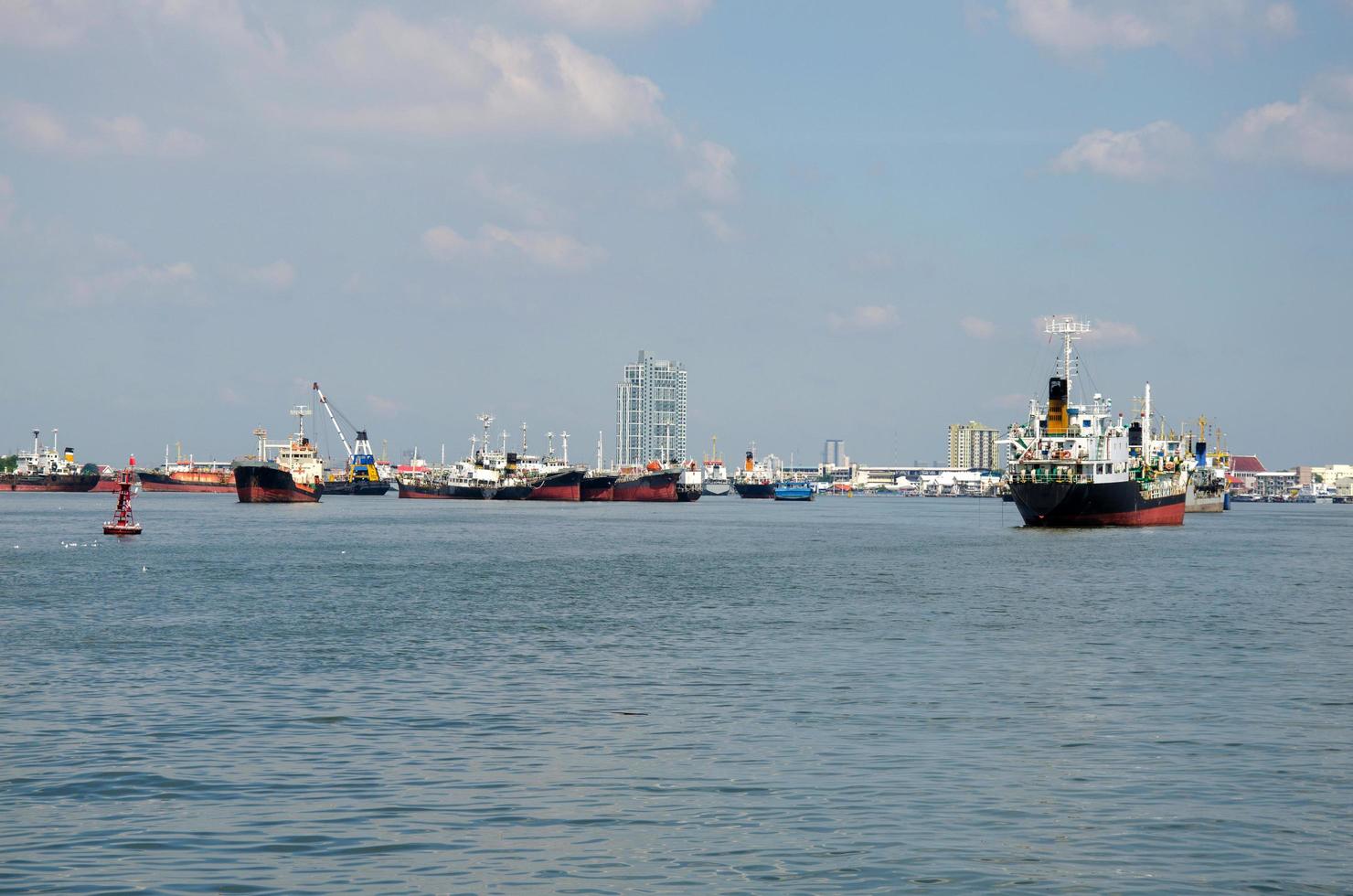 Container cargo ships photo