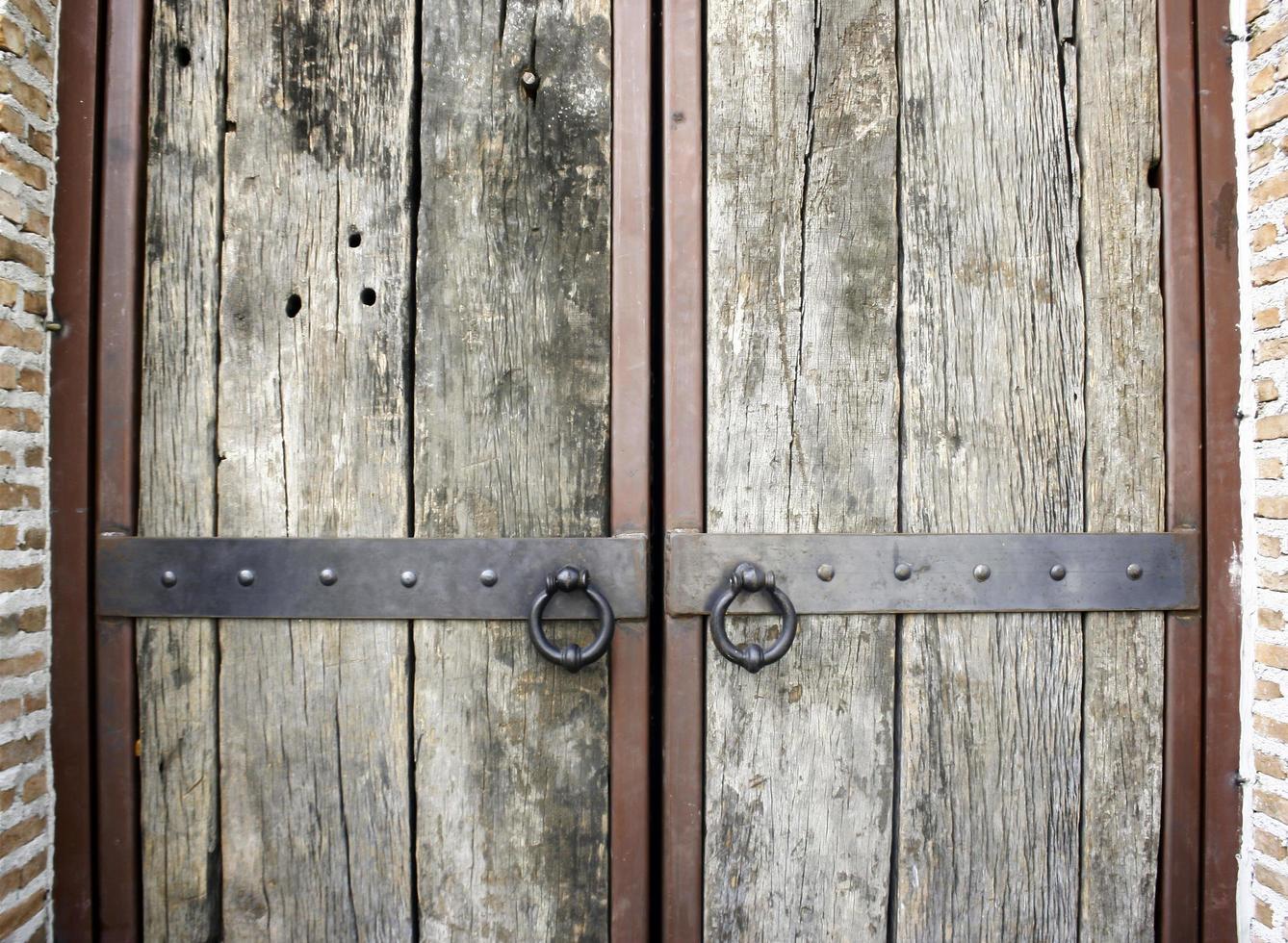 Old rustic doors photo