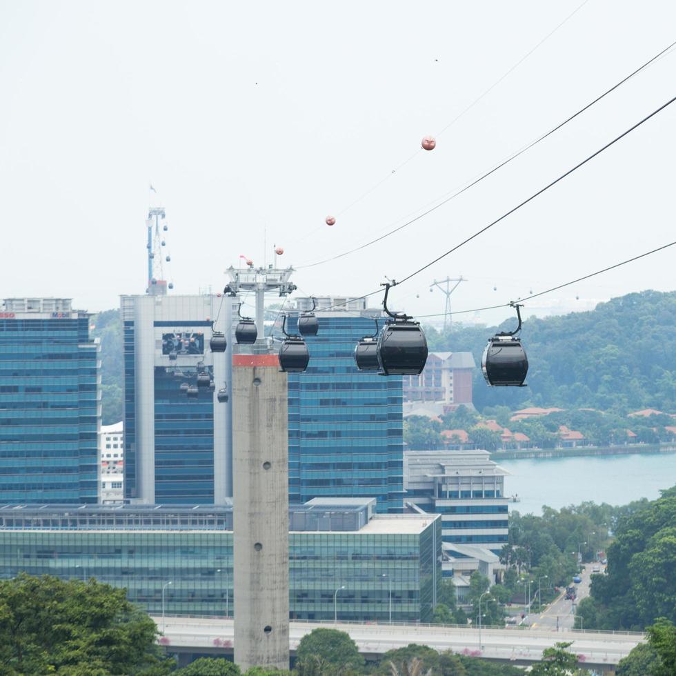 Cable car in Singapore photo