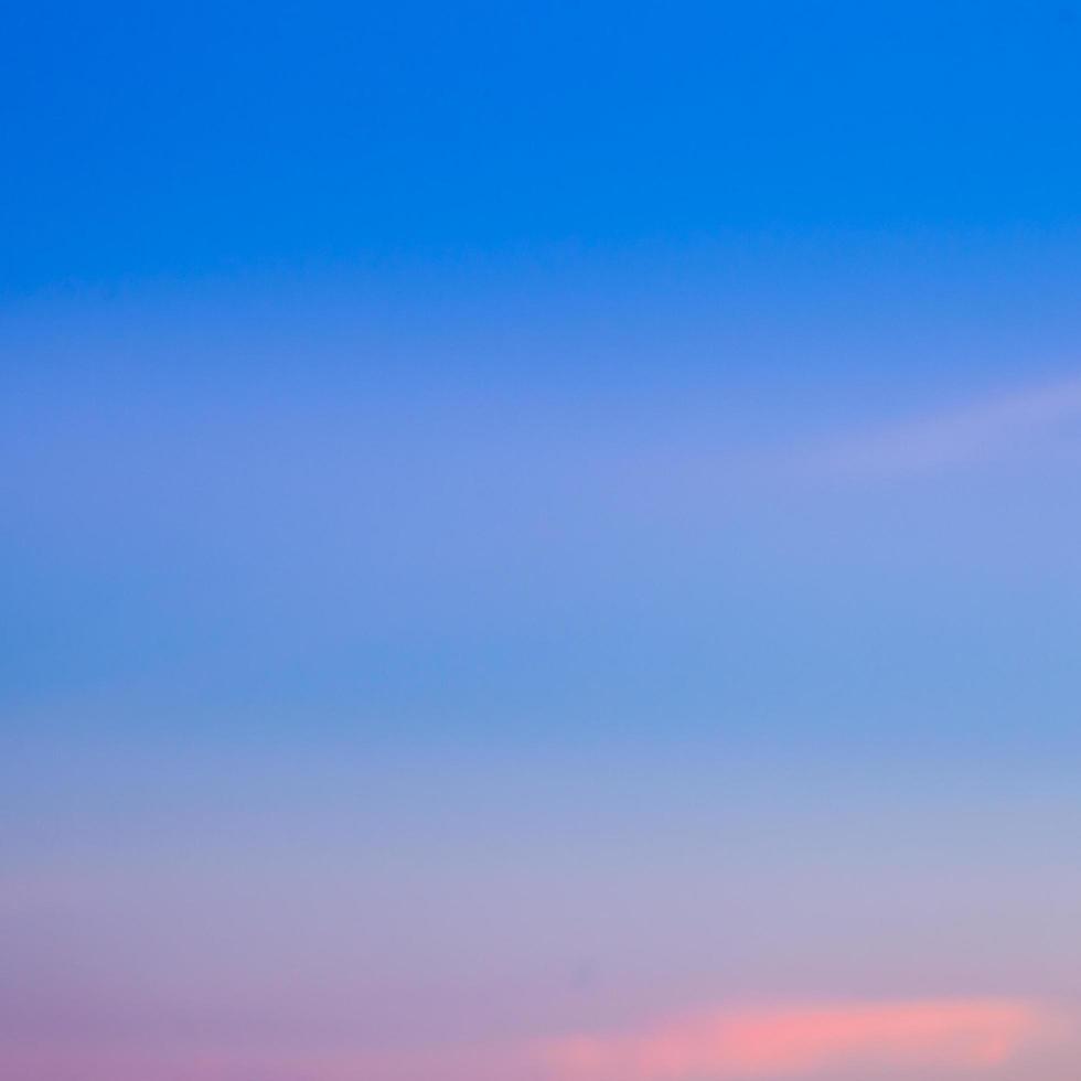 Gradient sky at sunset photo