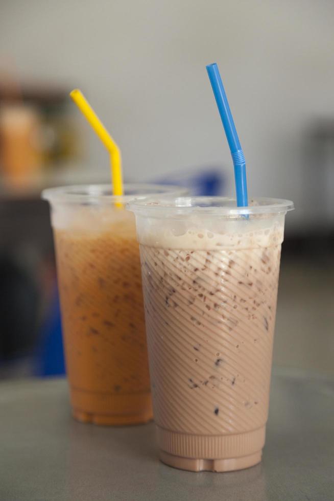 Ice tea and Ice coffee photo