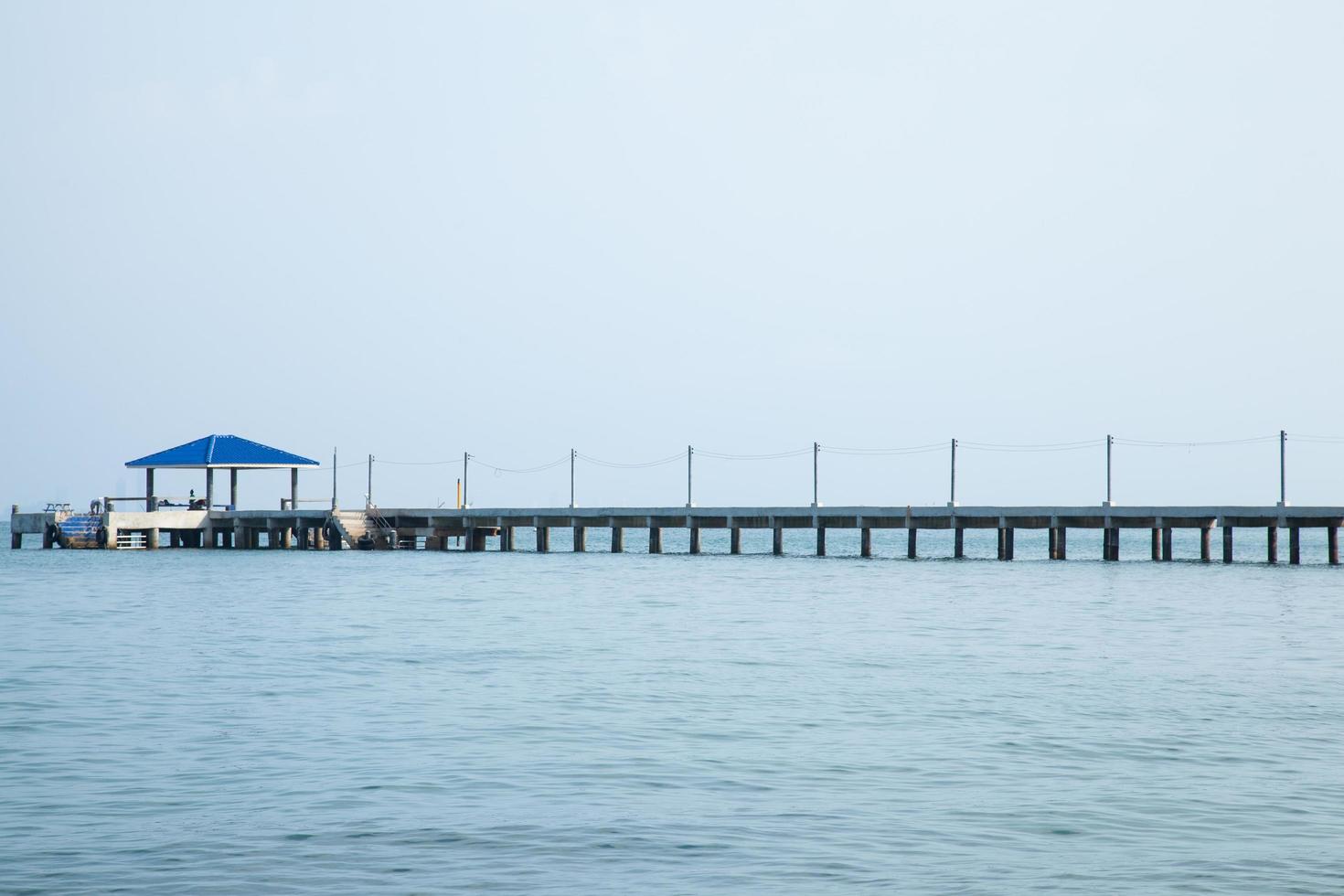 Pier in Thailand photo