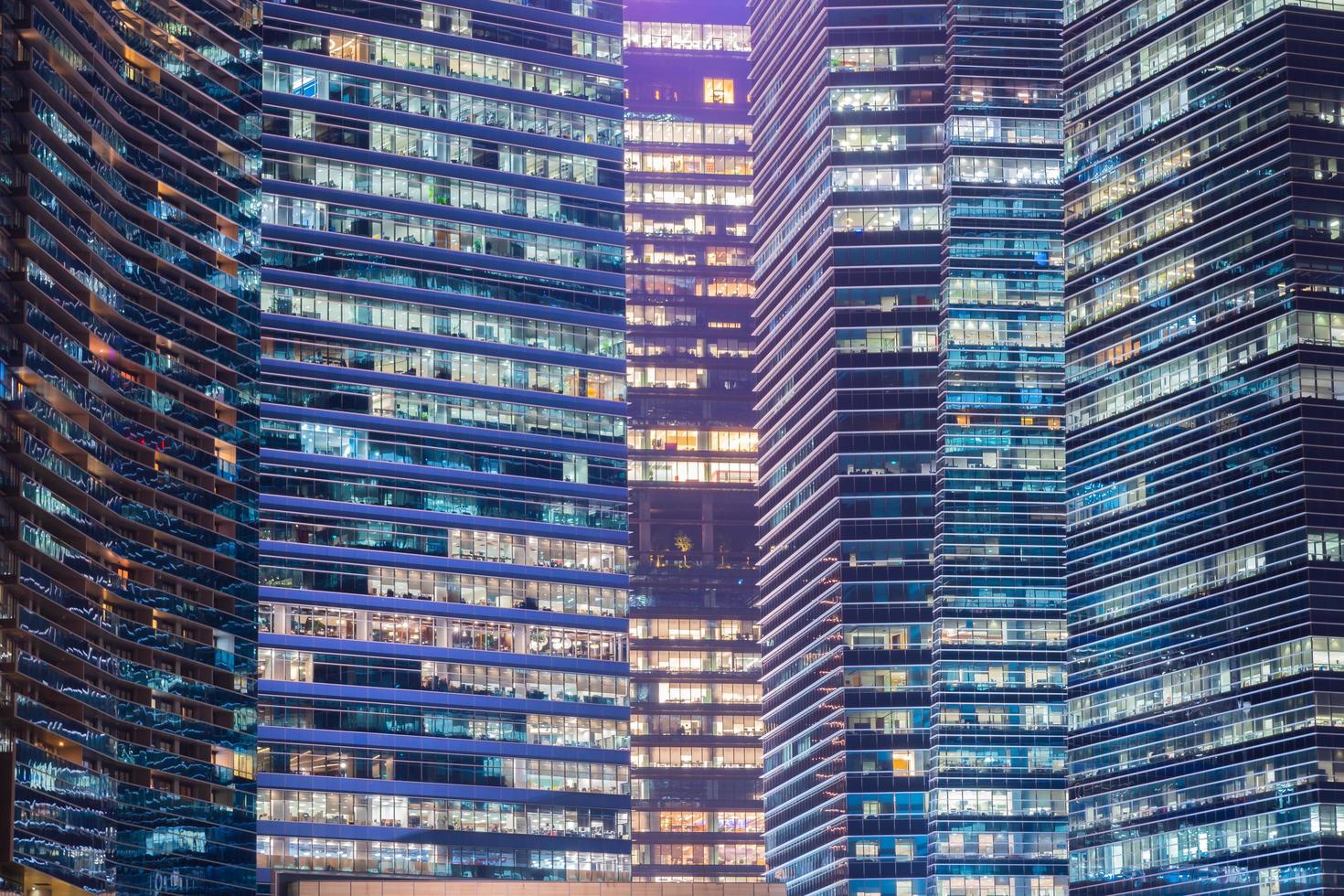 rascacielos en la ciudad de singapur foto