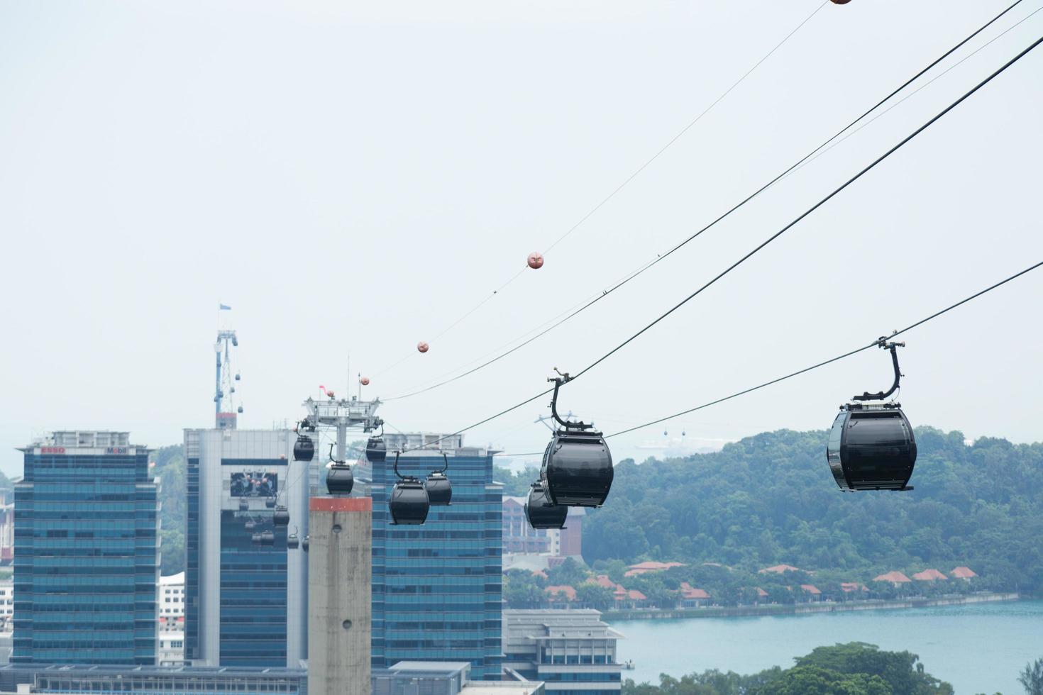 Cable car in Singapore photo