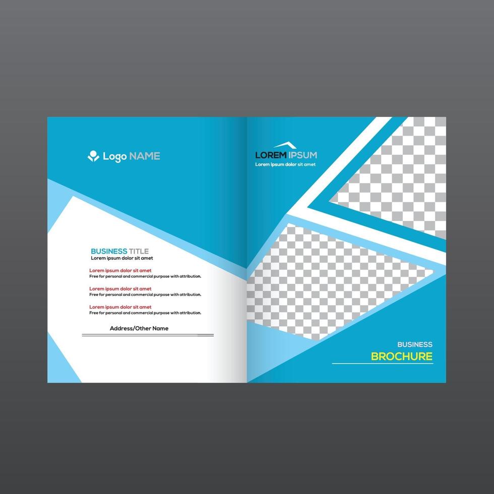 brochure design template vector