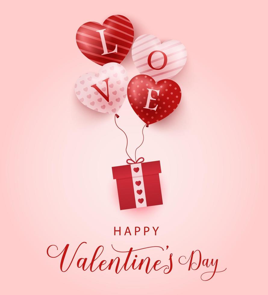 happy valentines day banner vector