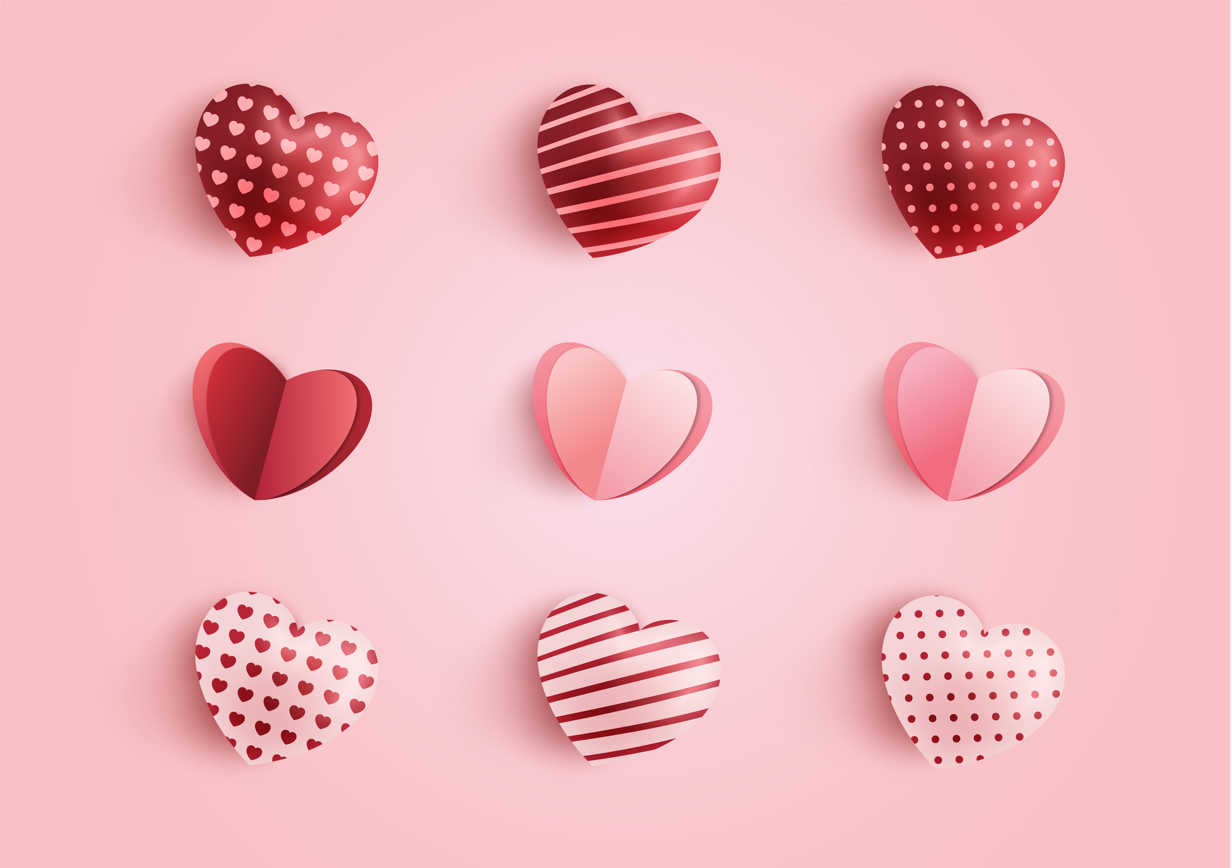 Valentines Day Heart Collection 1961883 Vector Art at Vecteezy